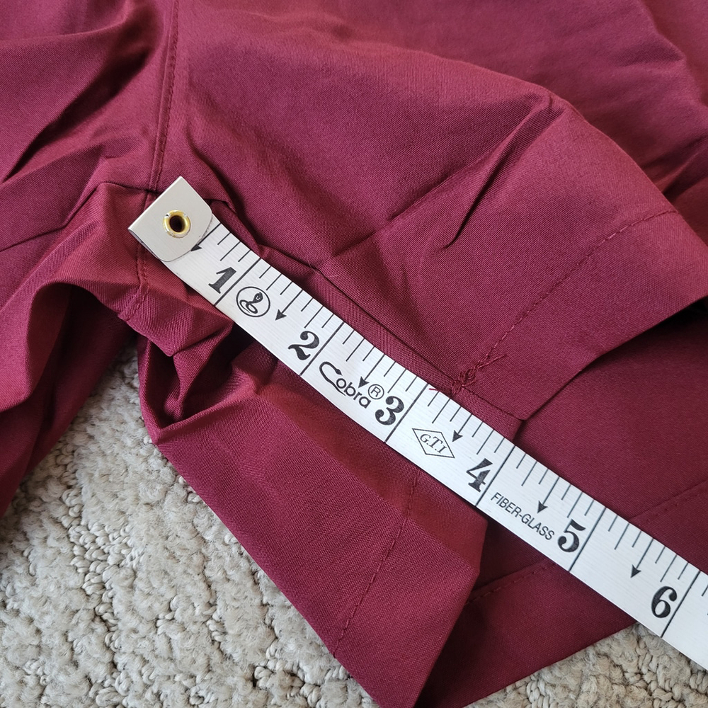 Men’s IUU Swim Trunks with Compression Liner – Burgundy – Size XL – NWT - Picture 4 of 10